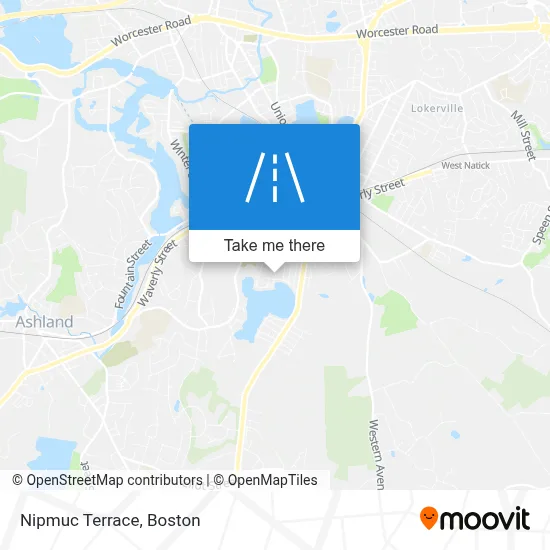 Nipmuc Terrace map