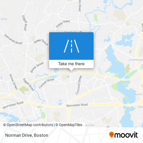 Norman Drive map