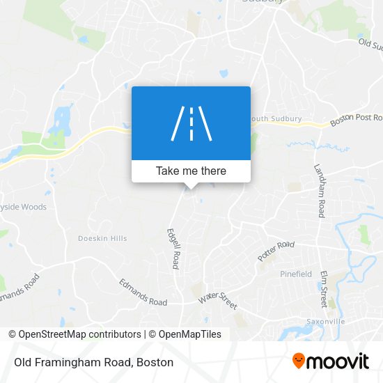 Mapa de Old Framingham Road