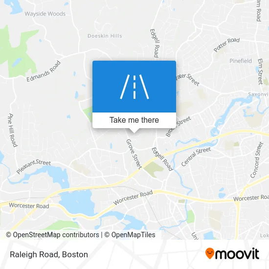 Raleigh Road map