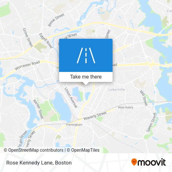 Mapa de Rose Kennedy Lane