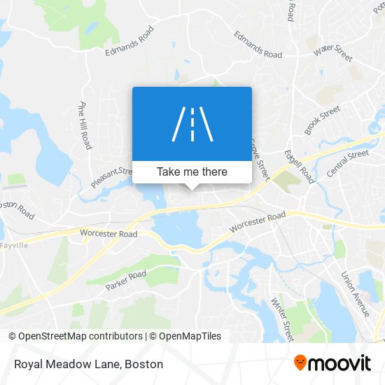 Royal Meadow Lane map