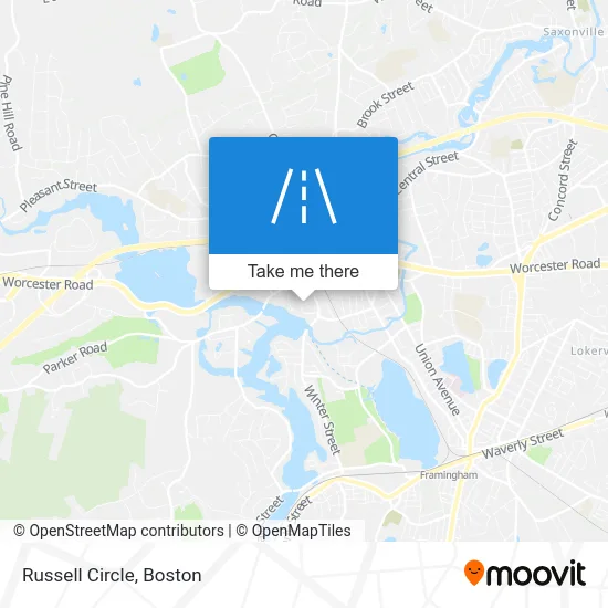 Russell Circle map