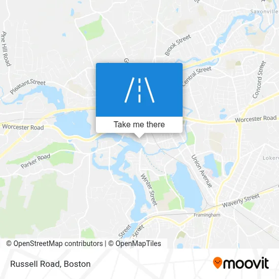 Russell Road map