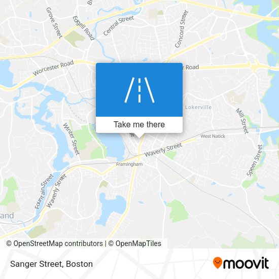 Mapa de Sanger Street