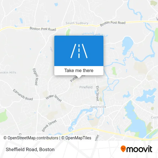 Sheffield Road map