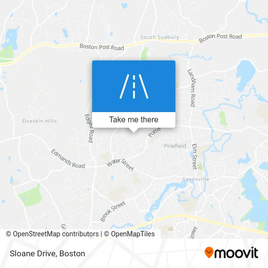 Sloane Drive map
