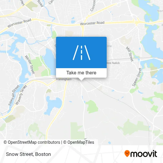 Snow Street map