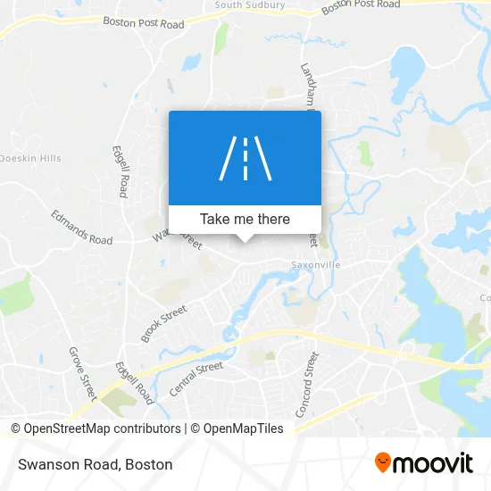 Swanson Road map