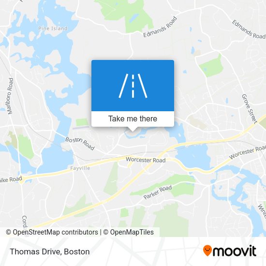 Thomas Drive map