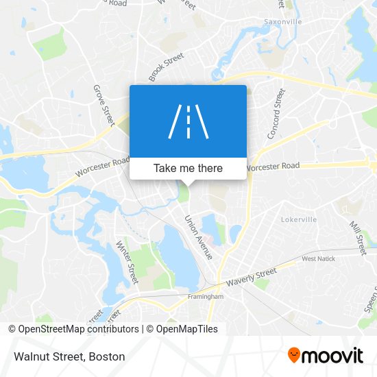 Mapa de Walnut Street