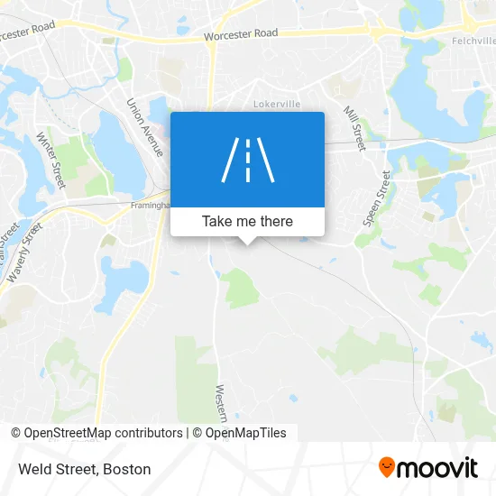 Weld Street map