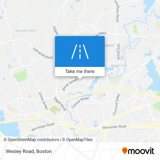 Wesley Road map