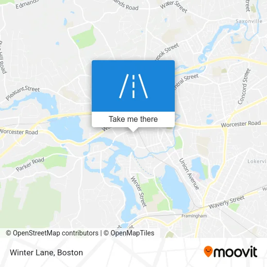 Winter Lane map