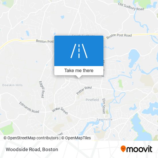 Woodside Road map