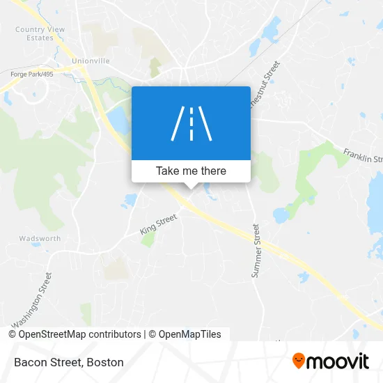 Bacon Street map