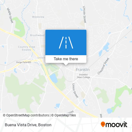 Buena Vista Drive map