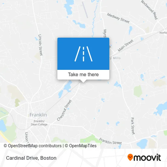 Cardinal Drive map
