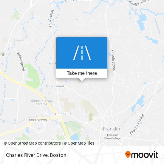 Mapa de Charles River Drive