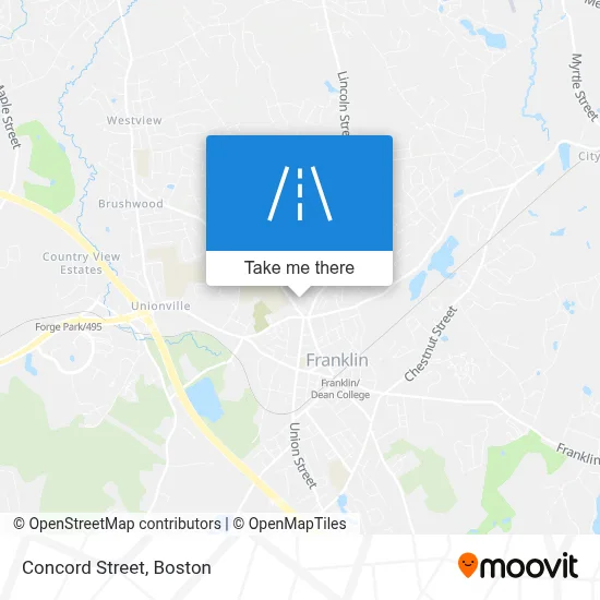 Concord Street map