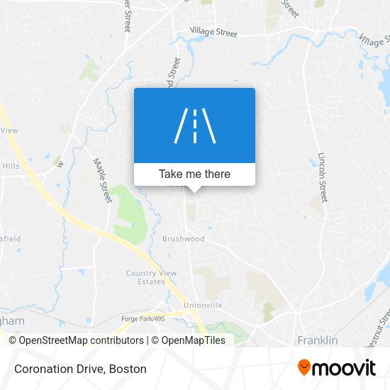 Mapa de Coronation Drive