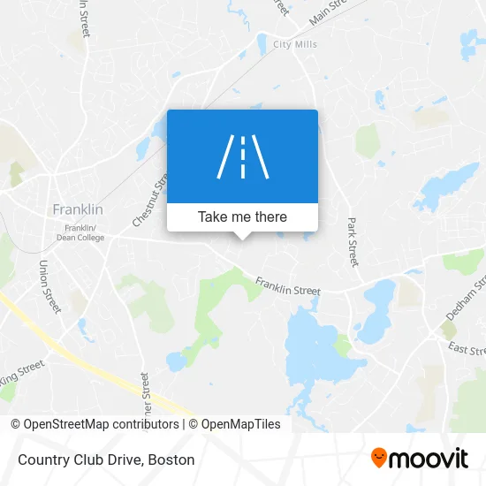 Country Club Drive map