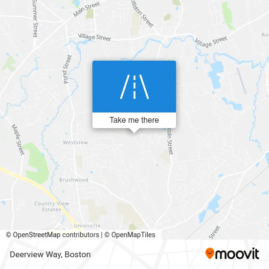 Deerview Way map