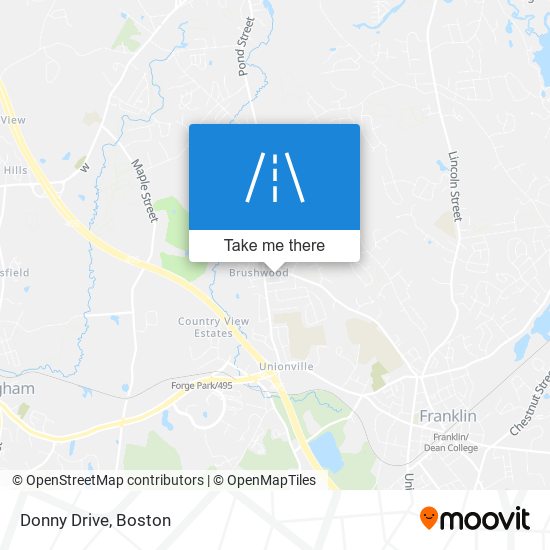 Donny Drive map