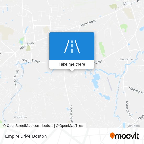 Empire Drive map