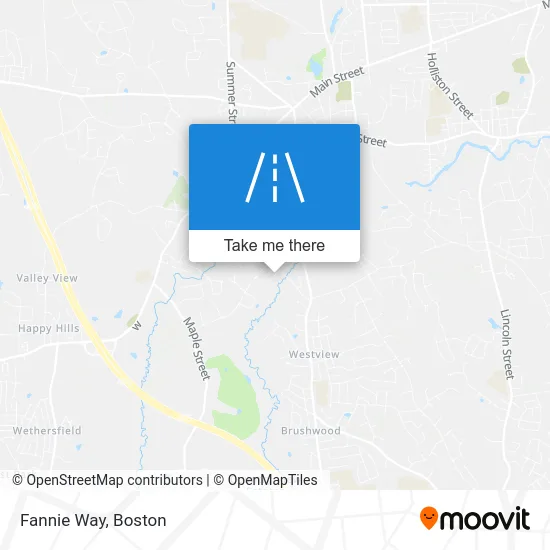 Fannie Way map