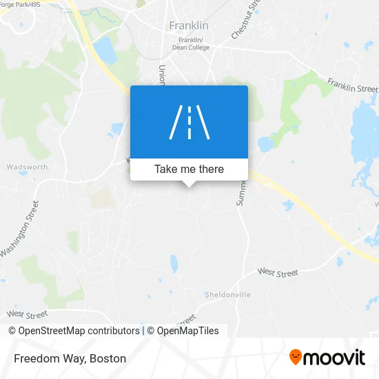 Freedom Way map
