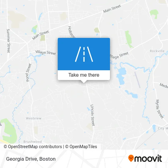 Georgia Drive map