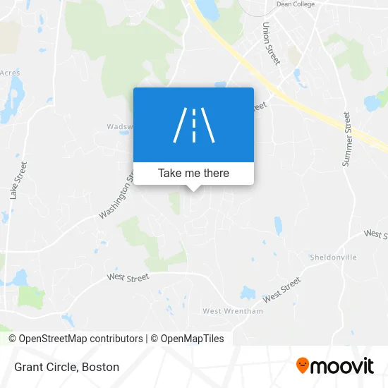 Grant Circle map