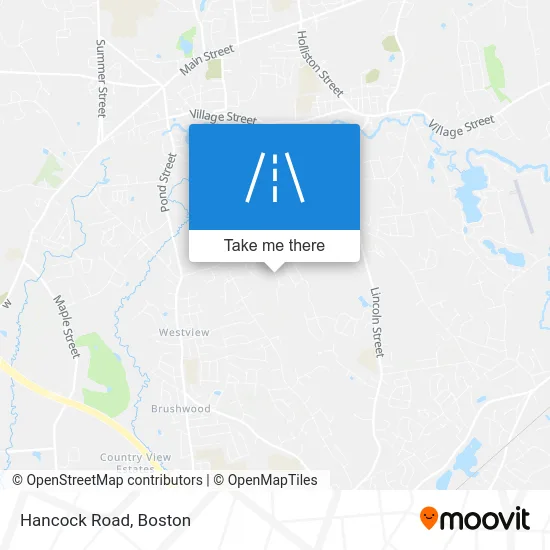 Hancock Road map