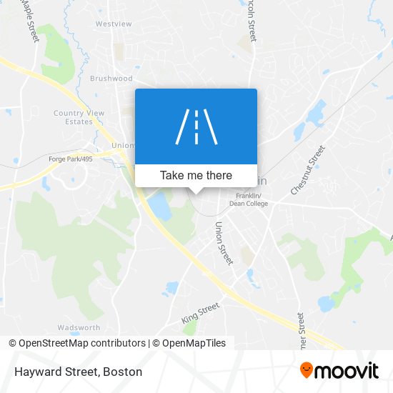 Hayward Street map