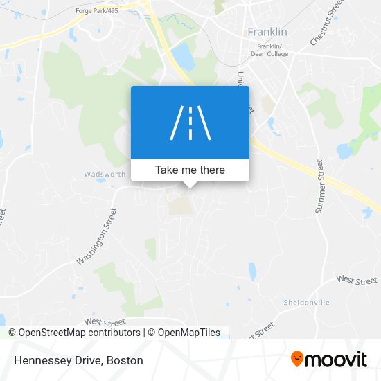 Mapa de Hennessey Drive
