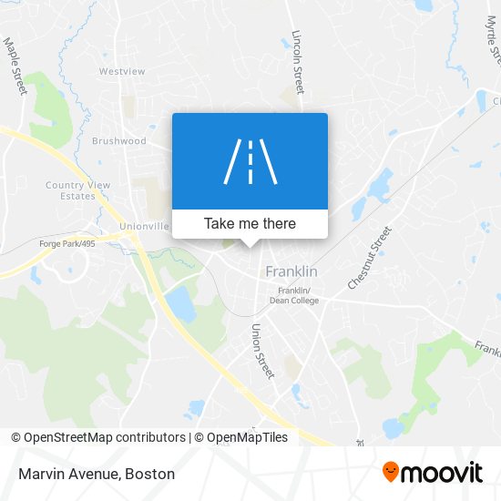 Marvin Avenue map