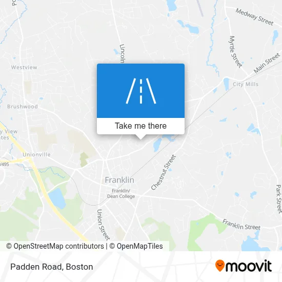 Padden Road map