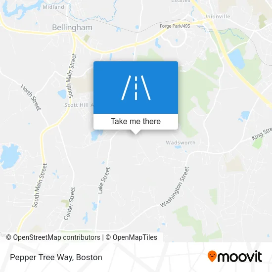Pepper Tree Way map