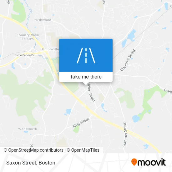Mapa de Saxon Street
