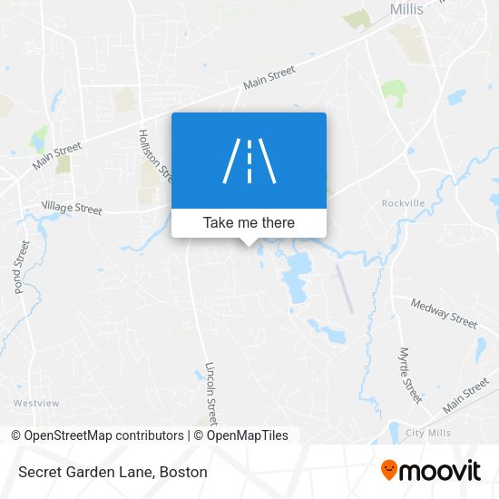 Mapa de Secret Garden Lane