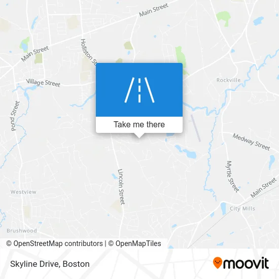Skyline Drive map