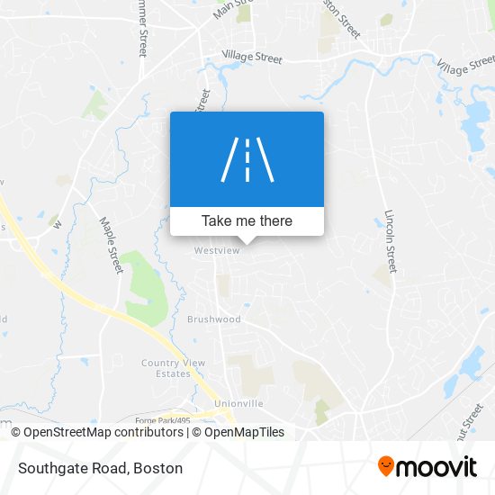 Mapa de Southgate Road