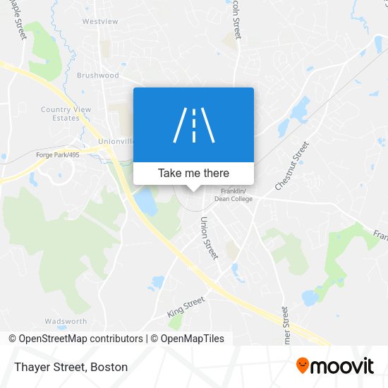Mapa de Thayer Street