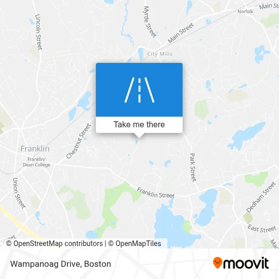 Wampanoag Drive map