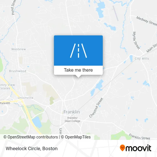 Wheelock Circle map
