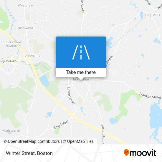 Winter Street map
