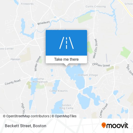 Mapa de Beckett Street