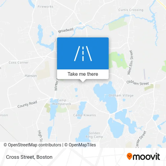 Cross Street map