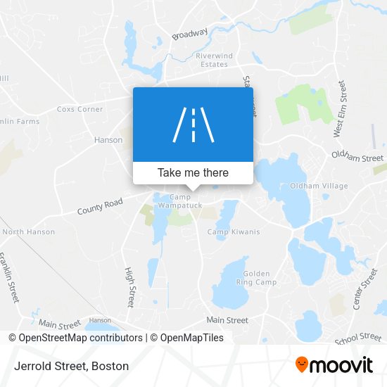 Mapa de Jerrold Street